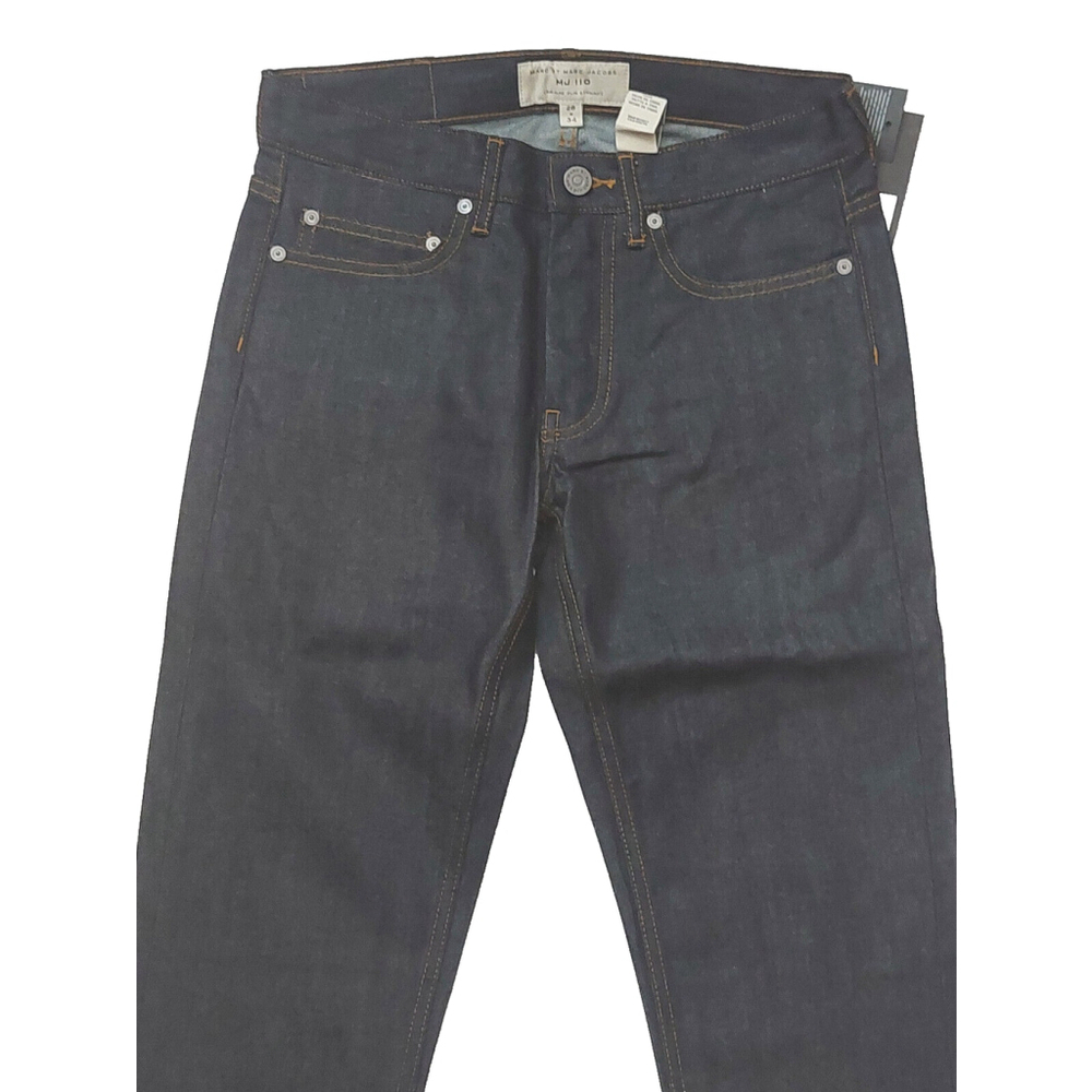 NEW MARC by MARC JACOBS MJ 110 Low Rise Slim Straight Leg Blue Jeans 28x34 - Picture 11 of 16